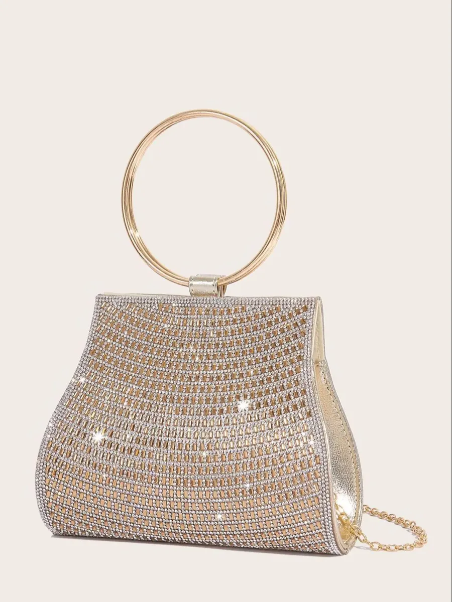Gold Diamond Evening Bag