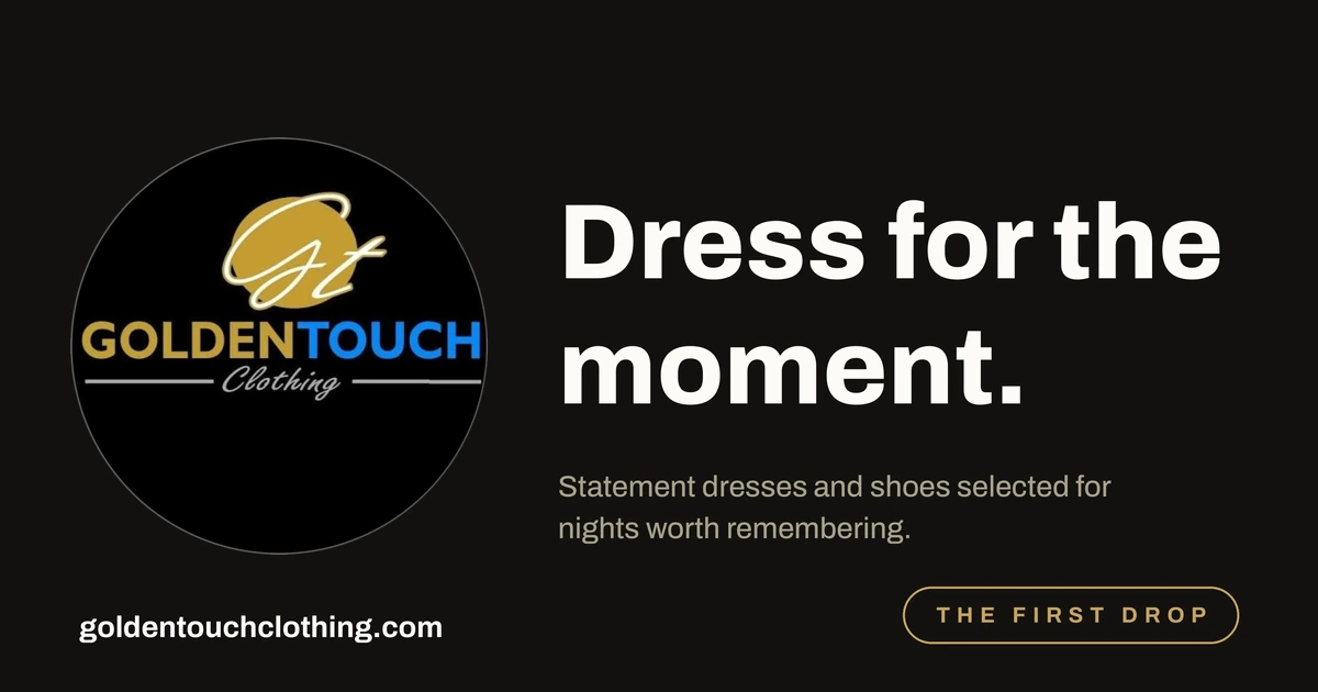 Golden Touch Clothing evening looks